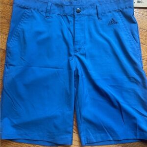 adidas Men's Vibrant Blue Athletic Golf Shorts #1